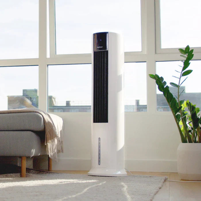 Omniair 7L Enfriador de aire evaporativo y ventilador de torre portátil con modos de humidificación