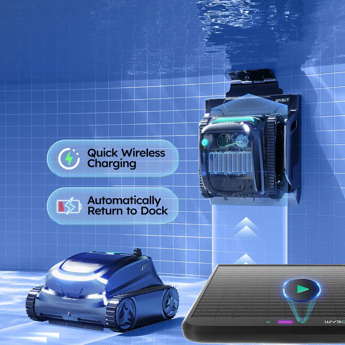 Robot Limpiafondos Inalámbrico WYBOT S2 Solaire con Auto-recarga Solar
