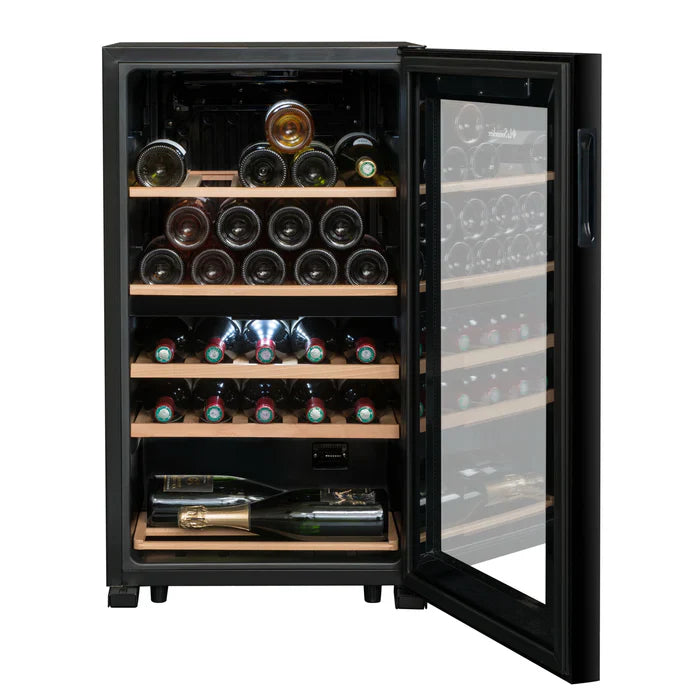 Vinoteca 51 botellas  LED  5–18°C  Compresor  Silenciosa  Jerez C51